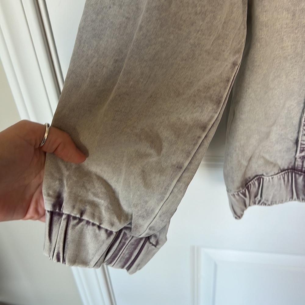 Zara Washed Effect Denim Jacket. - image 7